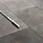 Rubber flooring tiles