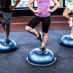 Bosu Ball – one-legged lats