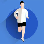 Guy doing cardio cartoon