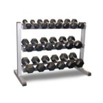 hex dumbell rack